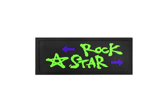 Нашивка Rock Star, 6х2.5 см