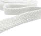 Шнур плоский, х/б, 10 мм цвет: белый