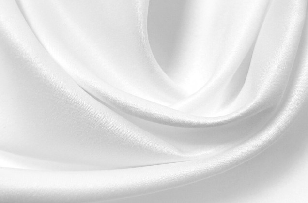 Свадебный сатин матовый AKSOY, белый, 160 см, Турция 3