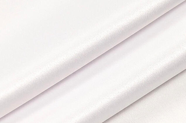 Свадебный сатин матовый AKSOY, холодный белый, 160 см, Турция
