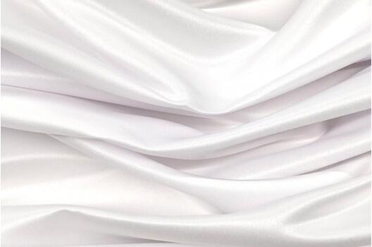 Свадебный сатин матовый AKSOY, холодный белый, 160 см, Турция