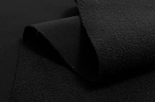Курточная ткань Софтшелл LOKKER COMFORT PLUS 10000/10000, черный/черный (99491) 2