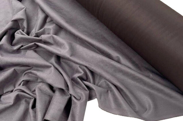 Замша Водолаз, серый 2