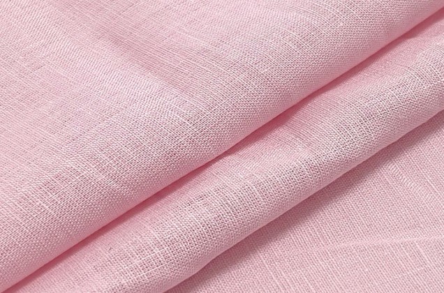 Лен сорочечный 2С64 (461), нежно-розовый 1