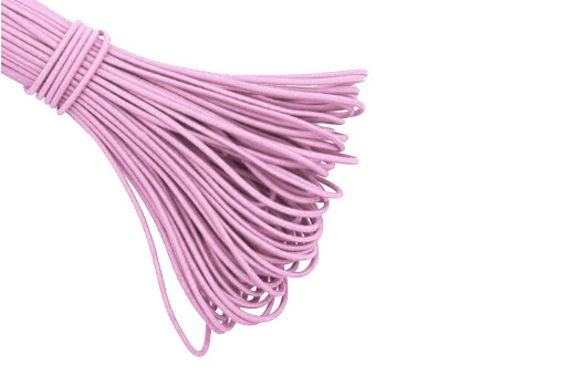 Резинка шляпная 2 мм, светло-розовая (134)