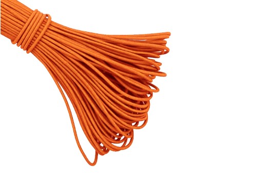Резинка шляпная 2 мм, оранжевая (F157)