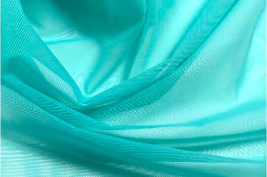 Сетка стрейч, мята, 80 гр/м2