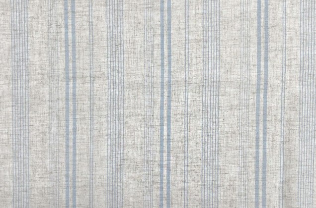 Костюмно-плательная ткань, Голубая полоска на серо-бежевом (34-22-ДЯ) 2