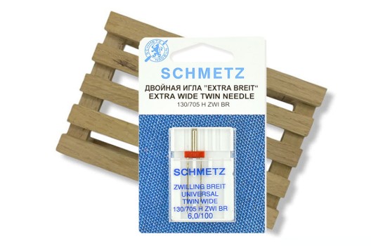 Schmetz Универсальные двойные №100/6.0, 1 шт