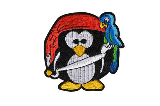 Термоаппликация Пингвин, 8х8 см