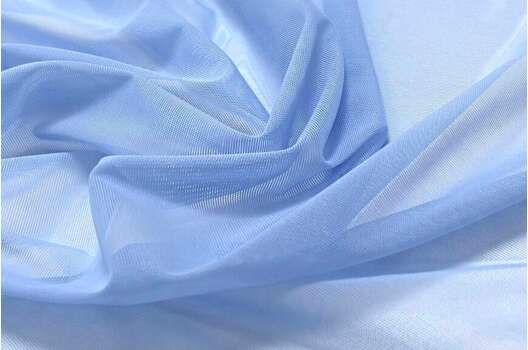 Сетка стрейч, голубая (F3090), 80 гр/м2