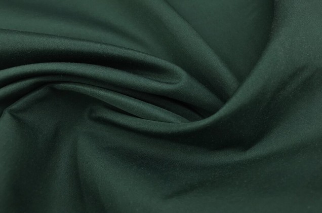 Курточная ткань на флисе, зеленый