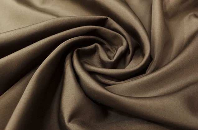 Курточная ткань на флисе, коричневый 4