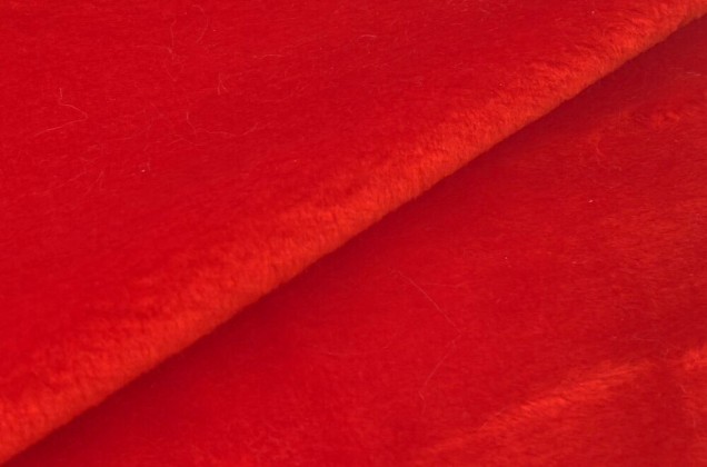 Мех искусственный игрушечный, красный (И101-1Д6)