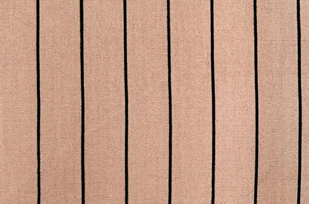 Штапель, Мелкая полоска черно-бежевая, Турция 6