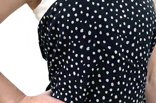 Штапель, Бубочки белые на черном, Турция 3