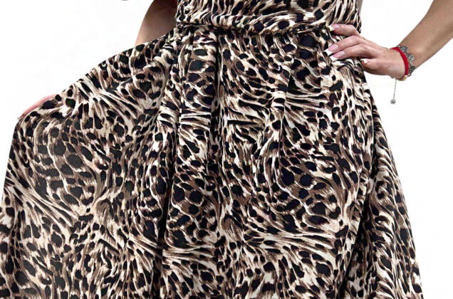 Штапель, Хищный в крупные пятнышки черно-бежевый, Турция 2