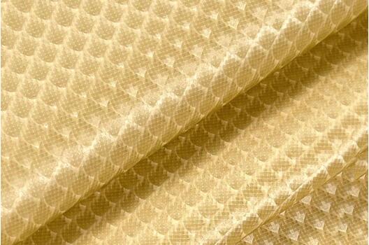 Мебельная экокожа рефлектив KANDELA, золотистая, Турция
