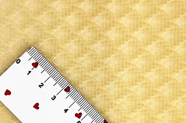 Мебельная экокожа рефлектив KANDELA, золотистая, Турция 3