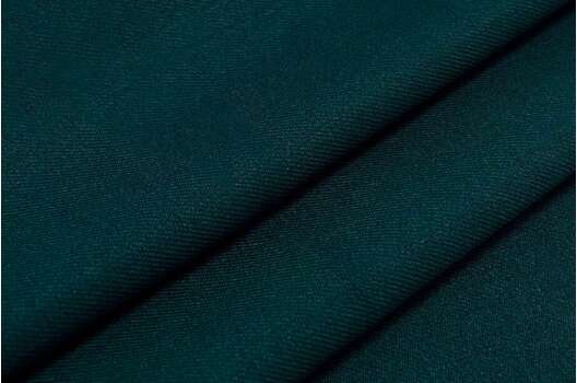 Костюмная ткань с вискозой и эластаном, петроль (232-B010)