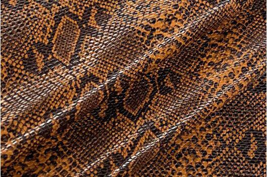 Мебельная экокожа KOBRA, рыжая (5964), Турция