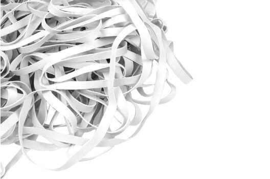 Резинка латексная гладкая 6 мм, белая