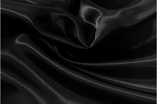 Подкладочная ткань с вискозой (4A15), черная, 140 см