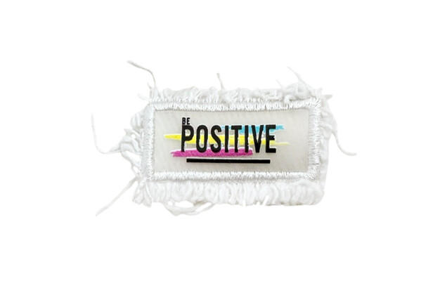 Нашивка Positive, 4х2.5 см