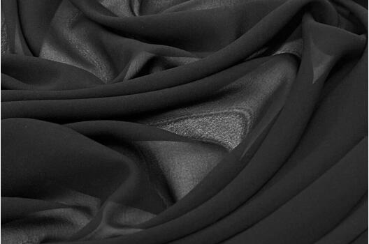 Шифон light, черный