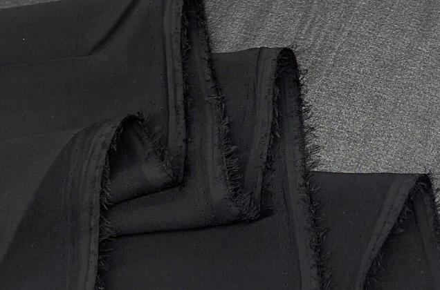 Шифон light, черный 1