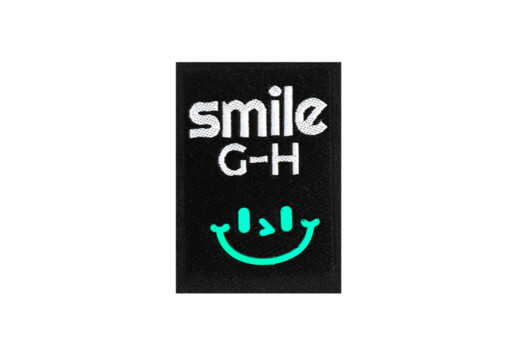 Нашивка Smile, 4.5х3 см