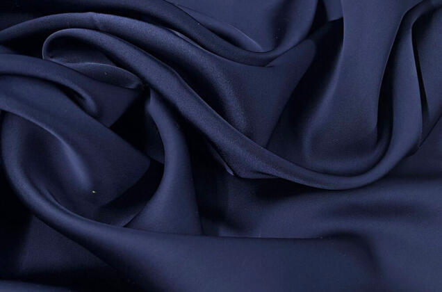 Двойной Армани Шелк, темно-синий 2