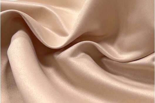 Свадебный сатин матовый AKSOY, капучино, 160 см, Турция