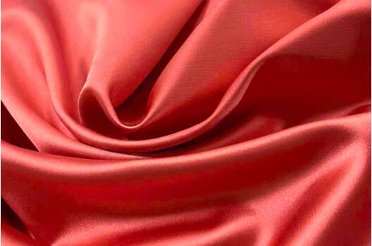 Свадебный сатин с лайкрой GIZIA, коралловый, Турция