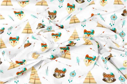 Польский хлопок, Зверюшки индейцы, 160 см