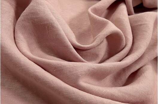 Лен с вискозой костюмный 20С161 (2103) эффект мятости, пудровый