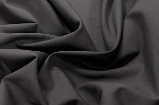 Ткань сорочечная с эластаном, темно-серая