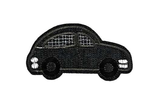 Термоаппликация, Машинка черная, 10.5х5.5 см