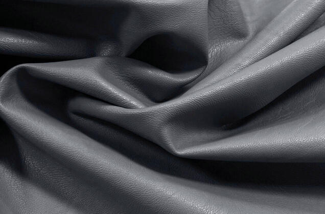 Искусственная кожа на хлопке, серая (184043/1), Италия 2