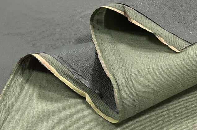 Искусственная кожа на хлопке, серая (184043/1), Италия 3