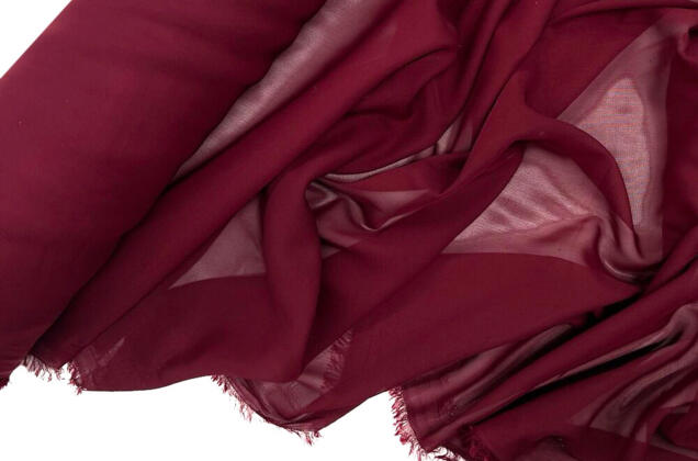 Шифон, цвет марсала