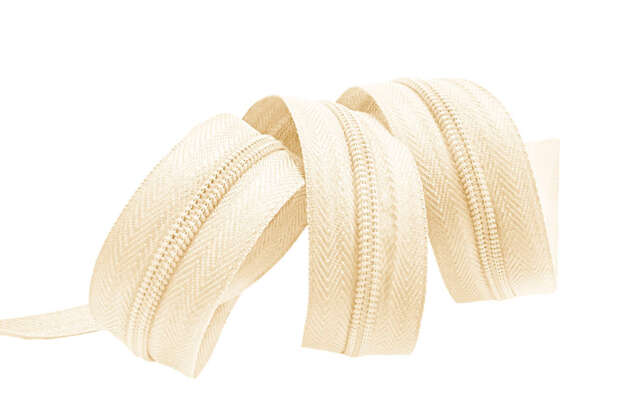 Молния спиральная MaxZipper, рулонная, тип 5, светло-бежевая (F306)