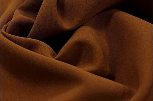 Дабл креп, коричневый
