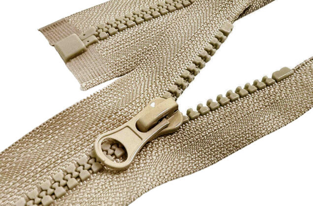 Молния трактор MaxZipper, 70 см, тип 5, бежевая (F308)
