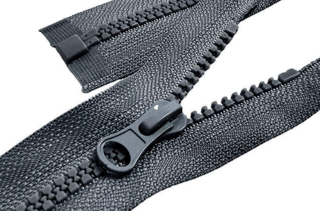 Молния трактор MaxZipper, 40 см, тип 5, разъемная, темно-серая (S320)