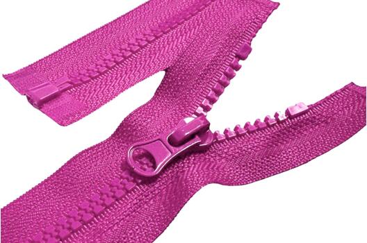 Молния трактор MaxZipper, 40 см, тип 5, разъемная, яркая фуксия (S258)
