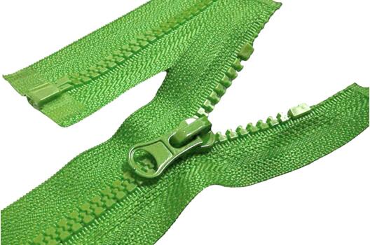 Молния трактор MaxZipper, 40 см, тип 5, разъемная, ярко-зеленая (F238)
