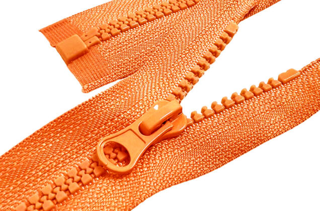 Молния трактор MaxZipper, 40 см, тип 5, разъемная, оранжевая (F157)