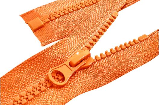 Молния трактор MaxZipper, 40 см, тип 5, разъемная, оранжевая (F157)