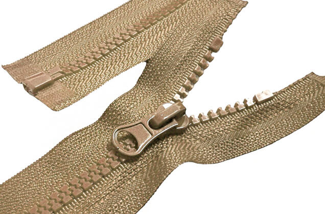 Молния трактор MaxZipper, 70 см, тип 5, темно-бежевая (296)